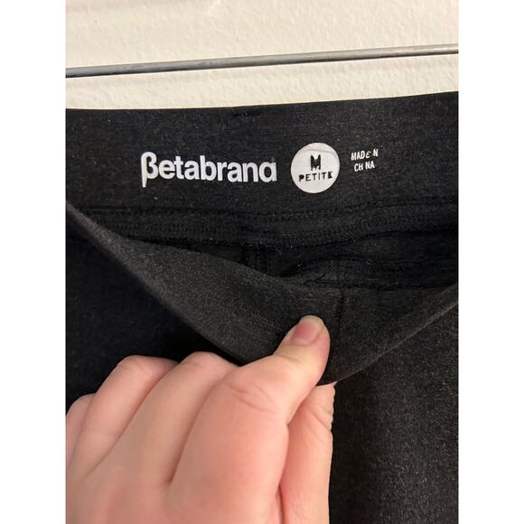 Betabrand Dark Gray Heather Bootcut Knit Stretch Yoga Dress Pants - Picture 4 of 4